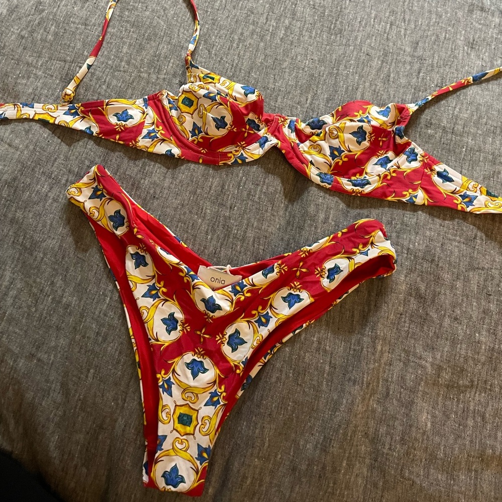 We Wore What Onia Cheeky Bikini